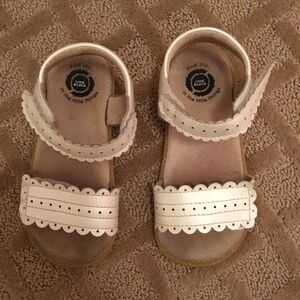 Livie and Luca White Sandals Little Girls Size 13